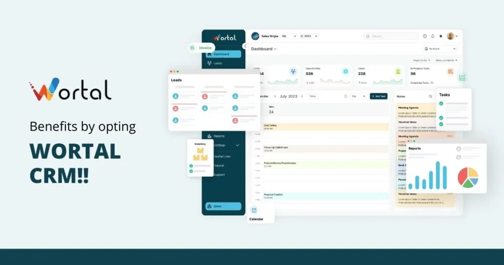 Benefits by opting WORTAL CRM!!