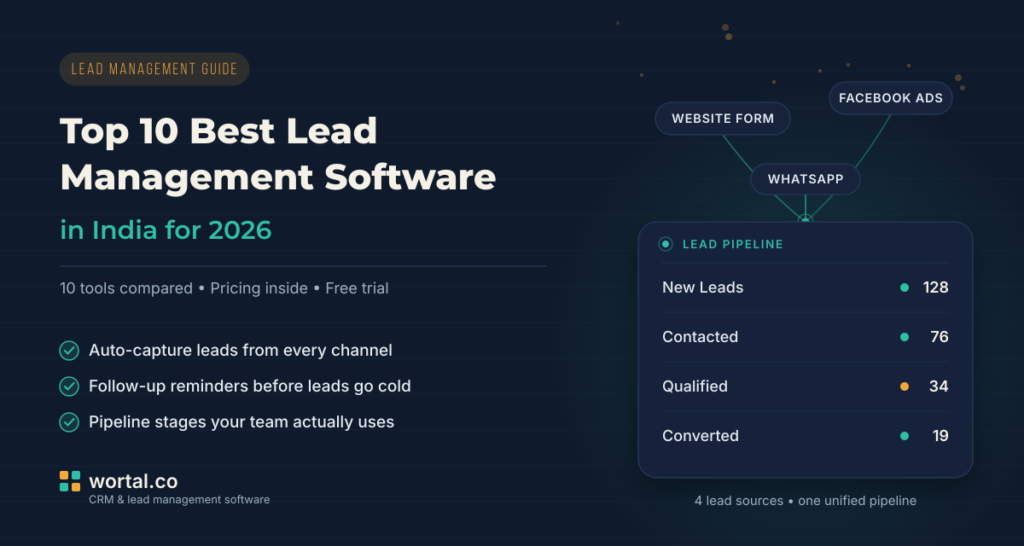 Top 10 Best Lead Management Software in India for 2026